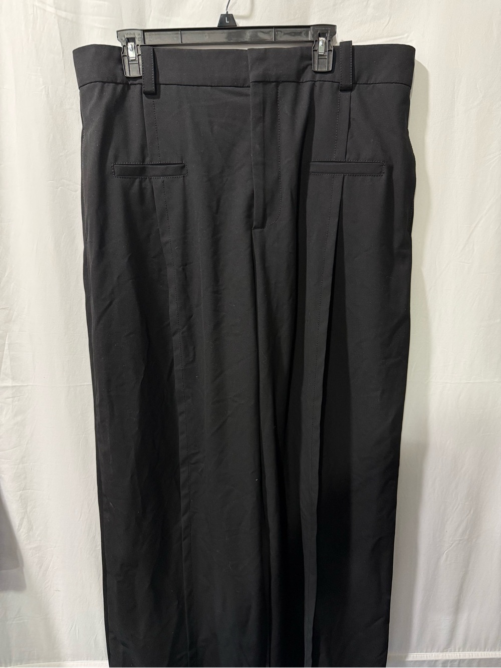 Zara Black Women's Wide-Leg Trousers